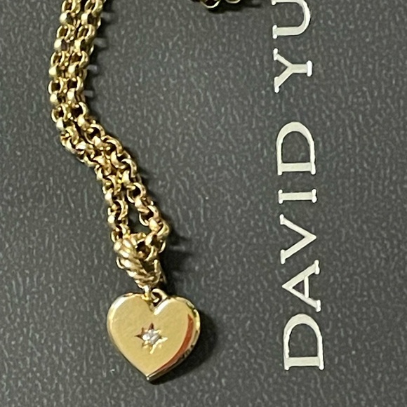 David Yurman Compass Heart Amulet - Picture 11 of 13